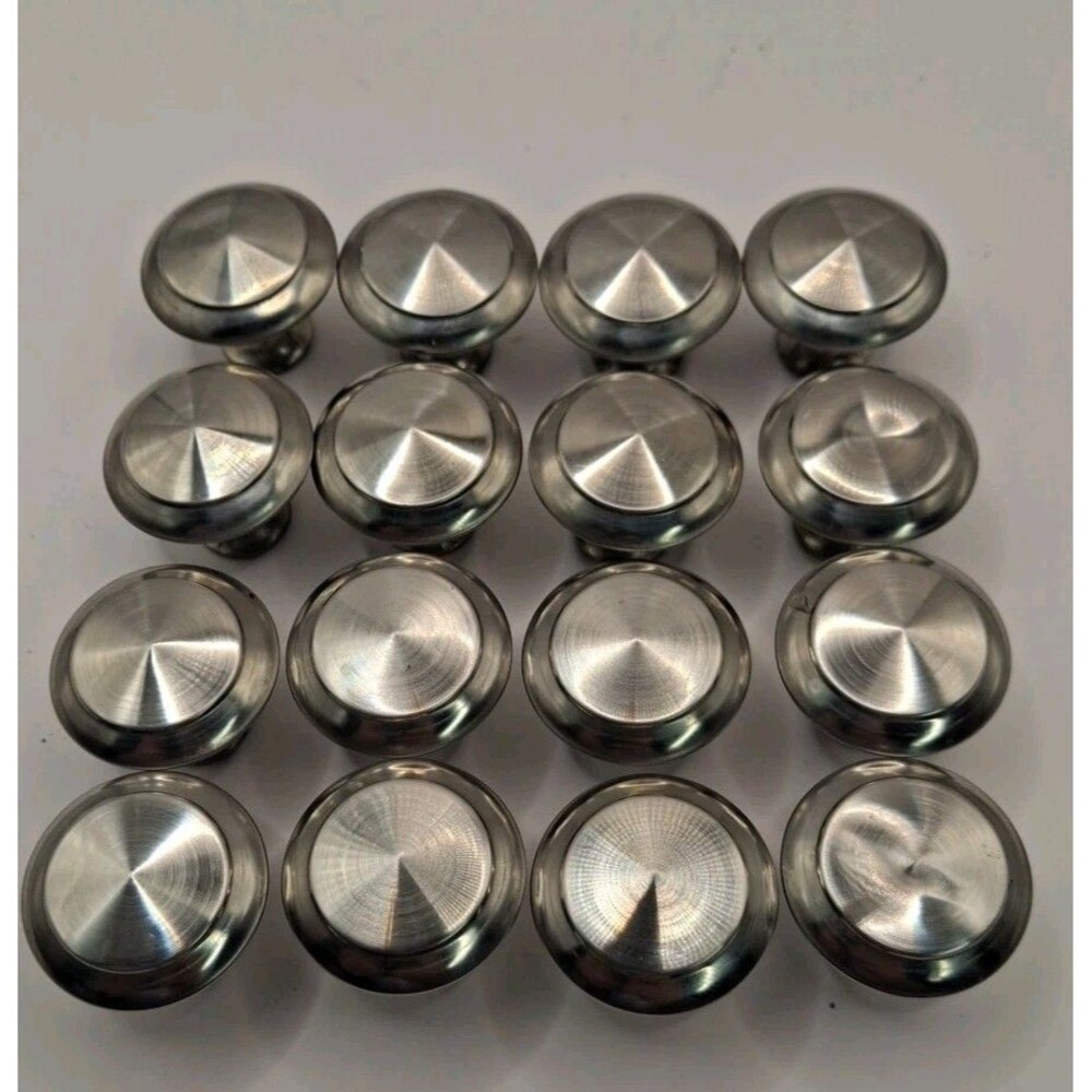 Lot of 16 Cosmas Cabinet Hardware Satin Nickel Cabinet Pull Knobs